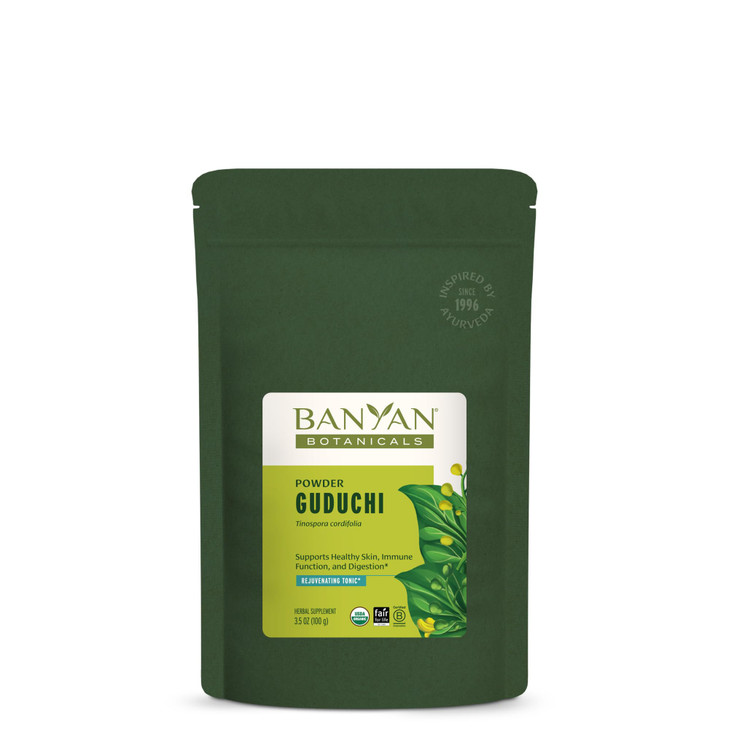 Banyan Botanicals Organic Guduchi Powder - Organic Immune Health Supplement
