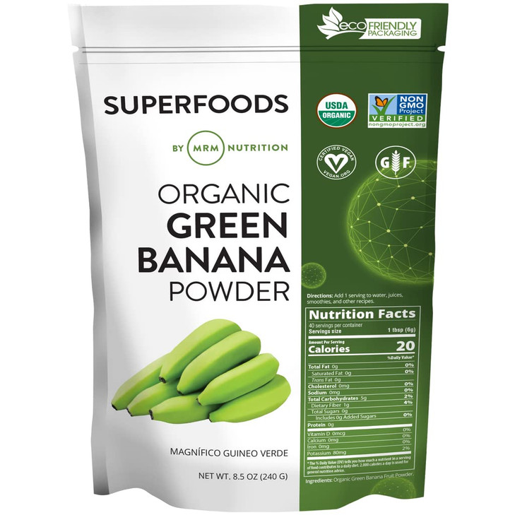 MRM Nutrition Organic Green Banana Powder - Superfoods