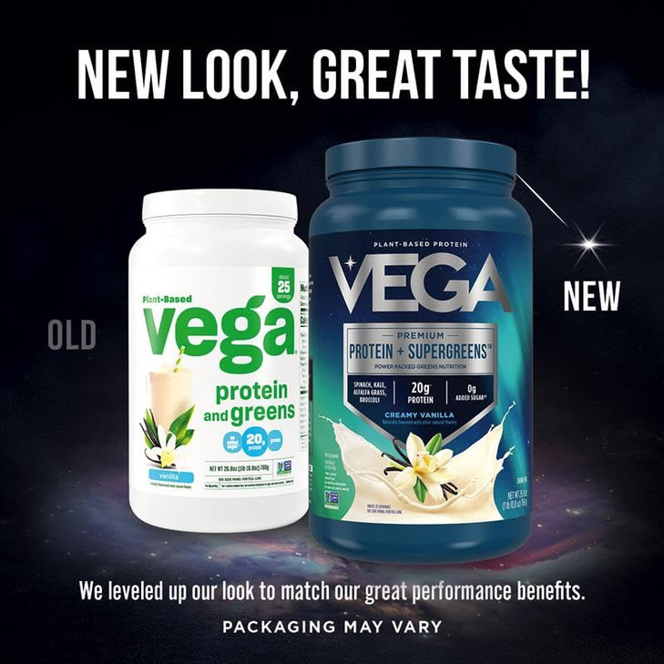 Vega Protein and Greens Protein Powder Mixed Berry (11 Servings) 25g Plant Based