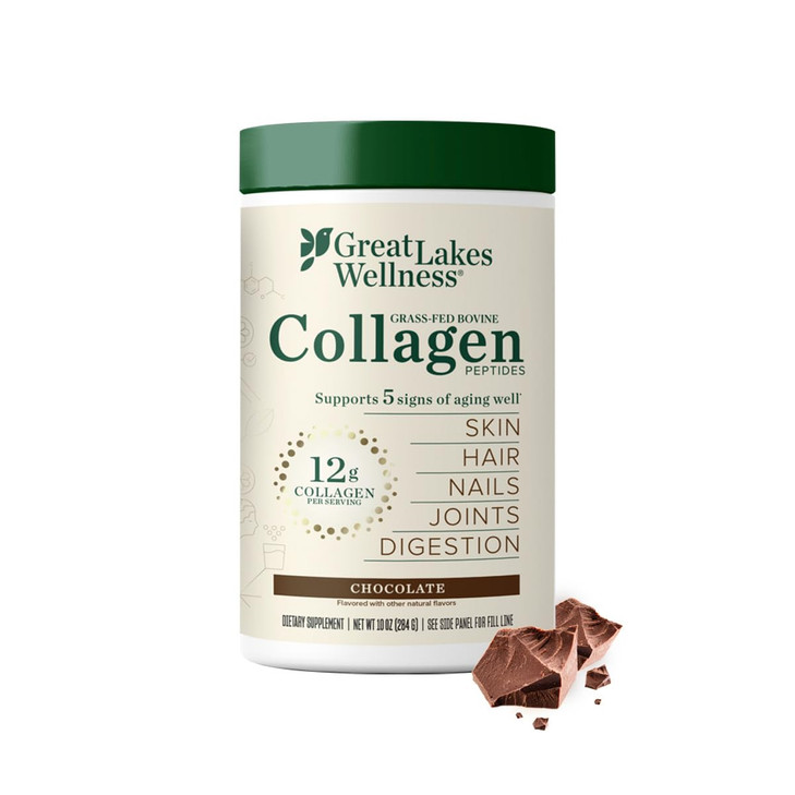 Great Lakes Wellness Collagen Peptides Powder for Skin, Hair, Nails, Joints &