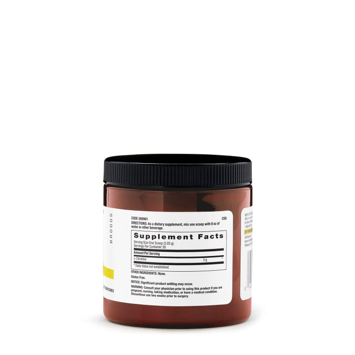 BEYOND RAW Chemistry Labs L-Citrulline Powder, Supports Peak Performance, 30