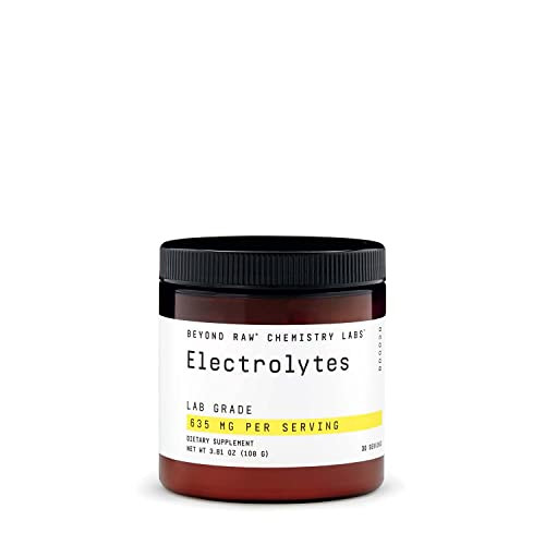 BEYOND RAW Chemistry Labs Electrolytes Powder, Lab Grade, Gluten Free, Sugar