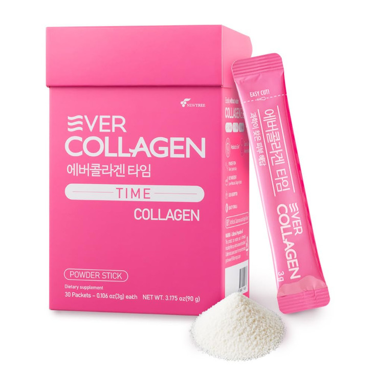 EVER COLLAGEN TIME NEWTREE Low Molecular Multi Marine Collagen Peptides Protein