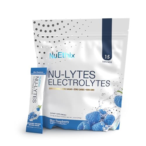 NuEthix Formulations NU-LYTES Electrolytes Hydration Packets, Zero Calories