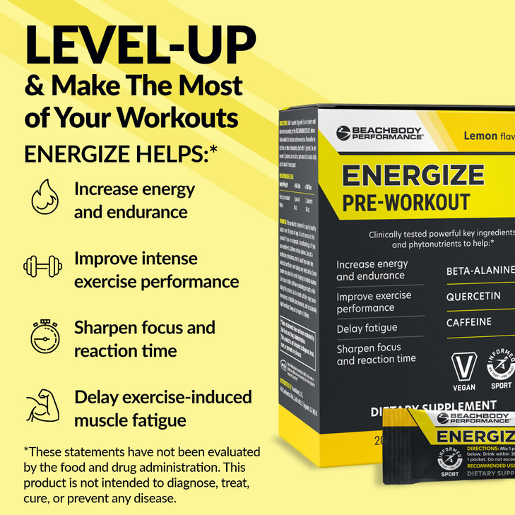 BODi Energize Pre Workout Powder