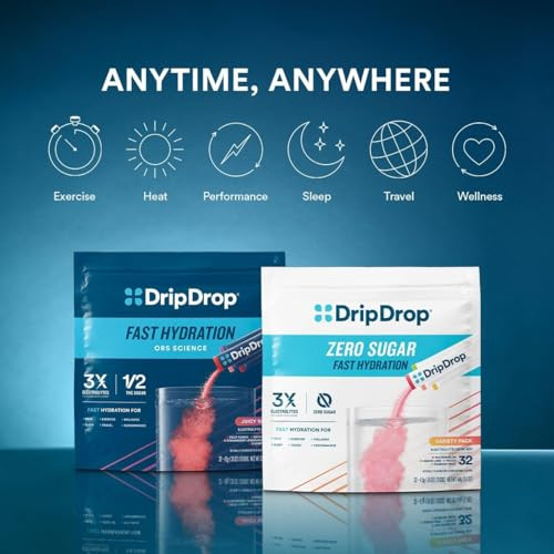 DripDrop Hydration Packets - Bold Variety Pack