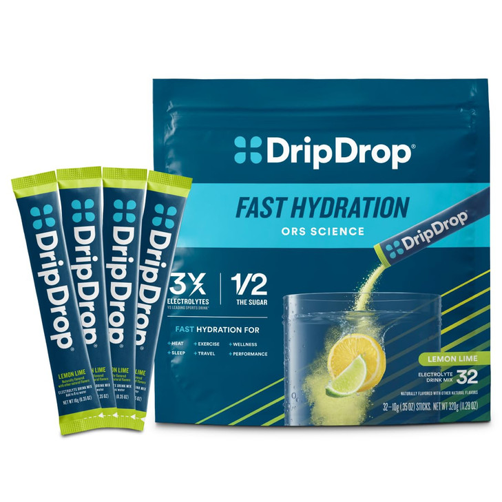 DripDrop Hydration Packets - Lemon Lime