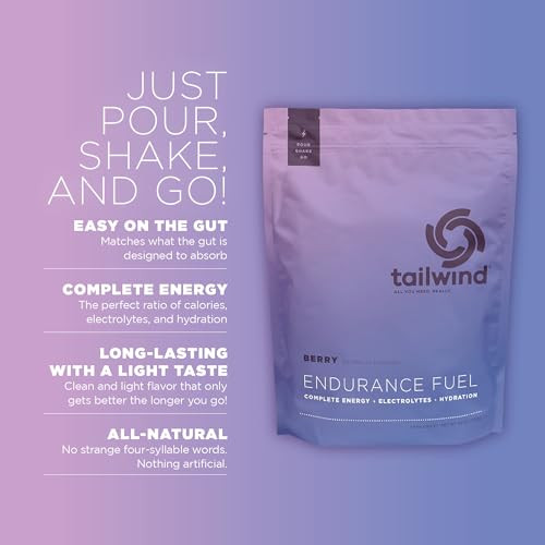 Tailwind Nutrition Endurance Fuel, Carbohydrate & Electrolyte Sports Drink Mix