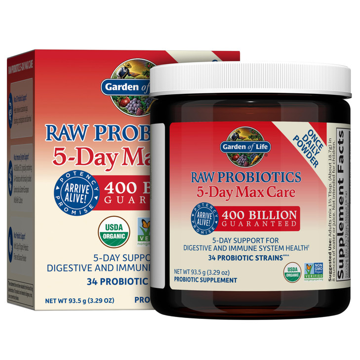 Garden of Life Organic Probiotic Powder for Women and Men