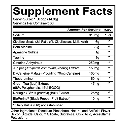 REDCON1 Total War Pre Workout, Strawberry Mango
