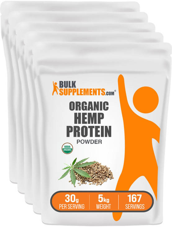BulkSupplements.com Organic Hemp Protein Powder