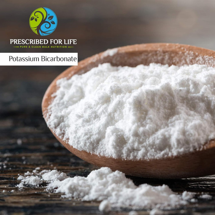 Prescribed for Life Potassium Bicarbonate Powder, Pure USP & Food Grade