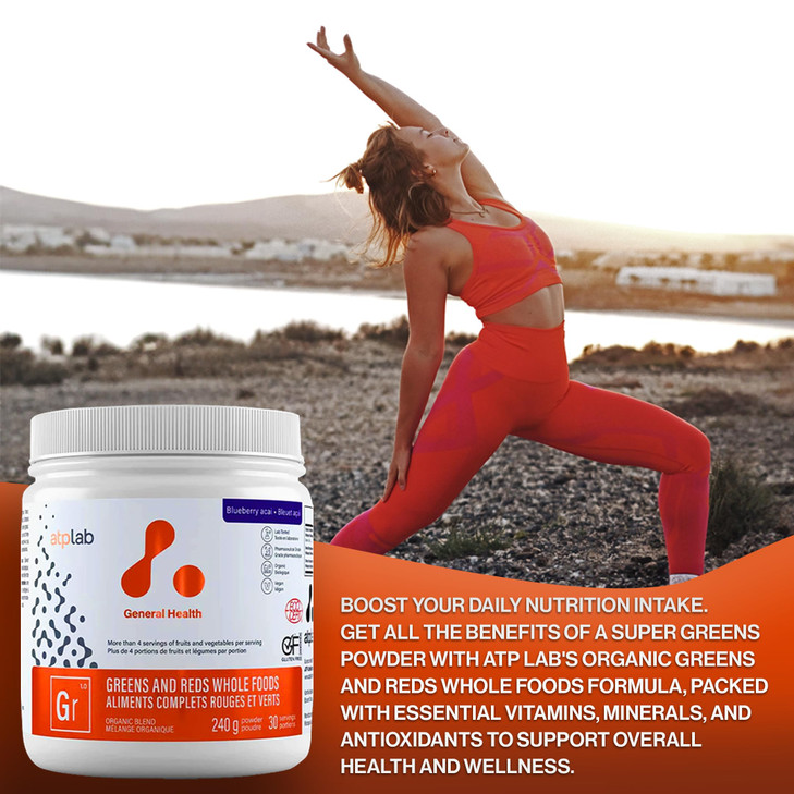 ATP LAB - Greens and Reds Whole Foods 240g (Blueberry Acai Flavour)