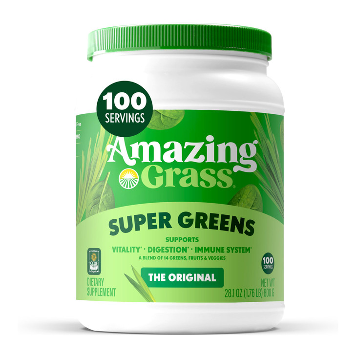 Amazing Grass Greens Blend Superfood: Super Greens Powder with Spirulina