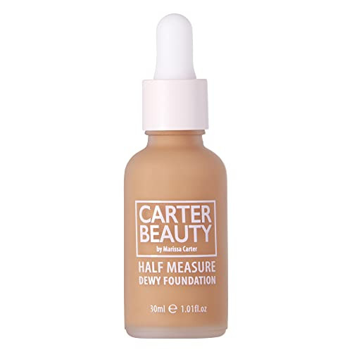 Carter Beauty By Marissa Carter Half Measure Dewy Foundation - Water-Based, Light-To-Medium Sheer Finish - Vegan And Cruelty Free, Paraben And Sulfat
