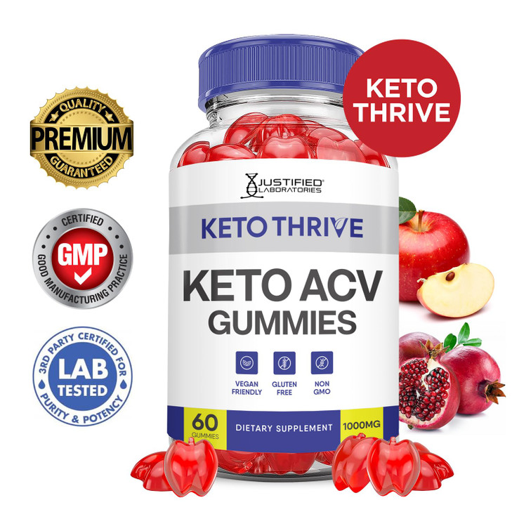 (5 Pack) Keto Thrive Keto ACV Gummies Advanced Formula 1000MG Keto Thrive Keto