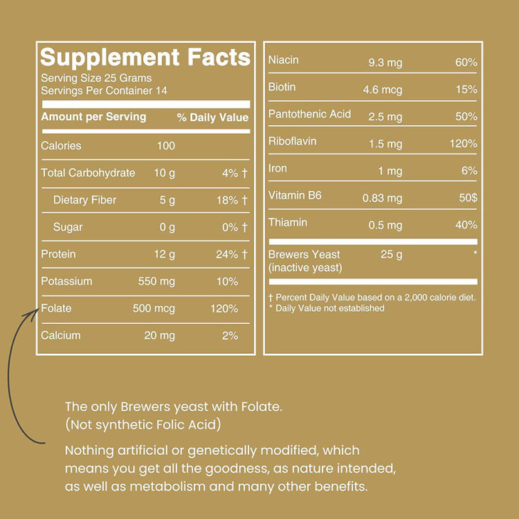 Brewers Yeast Flakes for Lactation Cookies, Breastfeeding Supplement to Boost