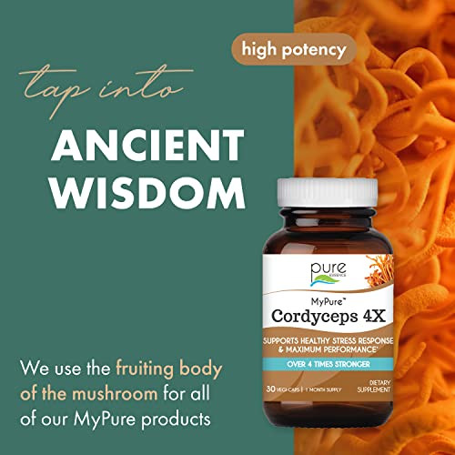 PURE ESSENCE LABS MyPure Cordyceps 4X Mushrooms