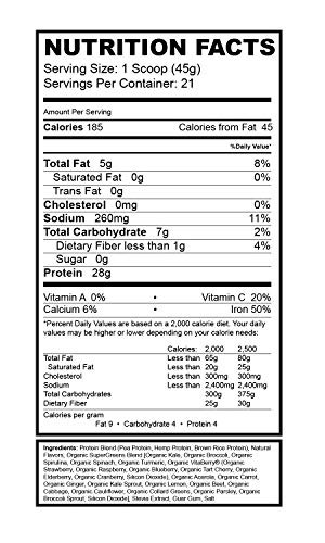 Phyto Perfect Vanilla (2lb) - Vegan Protein Plus Superfoods