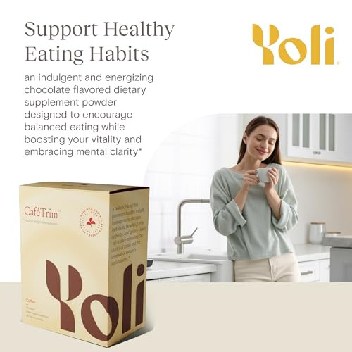 Yoli CaféTrim - Food Craving Suppressant - Coffee Flavored Powder