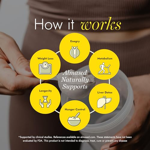 Almased Meal Replacement Shake - Plant Based Protein Powder for Weight Loss