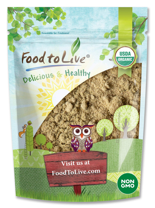Food to Live Organic Toasted Pumpkin Seeds Protein Powder, 8 Ounces