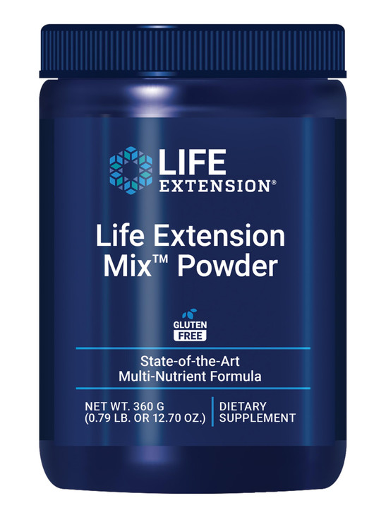 Life Extension Mix Powder, high Potency, Advanced Vitamin, Mineral, Fruit &