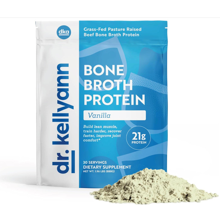 Dr. Kellyann Bone Broth Protein Powder Vanilla (30 Servings)