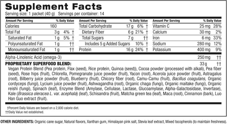 BODi Shakeology Plant-Based Vegan Protein Powder