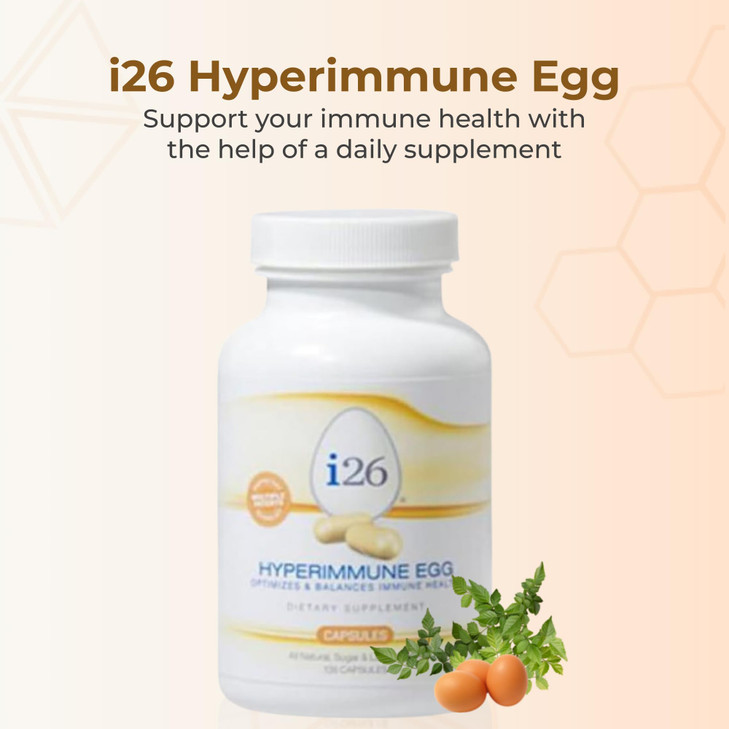 Youngevity i26 Hyperimmune Egg Capsules - Immune and Digestive Support