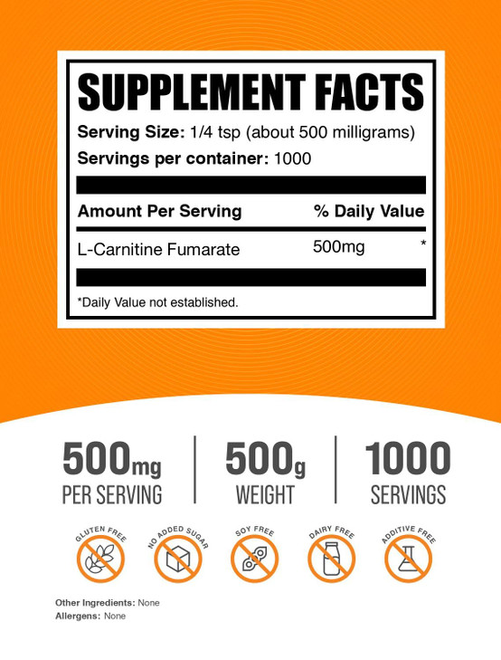 BulkSupplements.com L-Carnitine Fumarate Powder