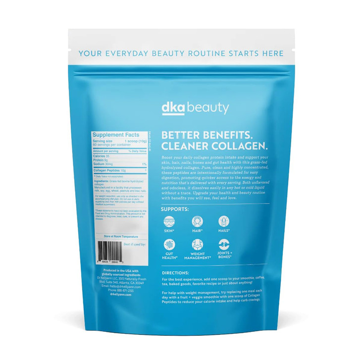 Dr. Kellyann Unflavored Collagen Peptides Powder (60 Servings)