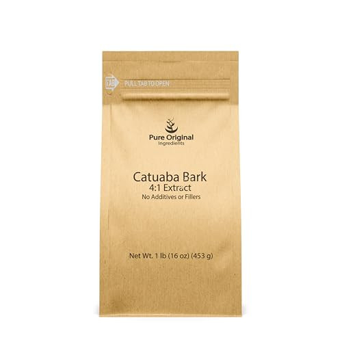 PURE ORIGINAL INGREDIENTS Catuaba Bark, 4:1 Extract, Fine Powder, Dietary