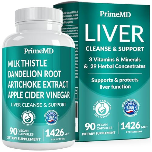 32-in-1 Liver Support with Milk Thistle Supplement
