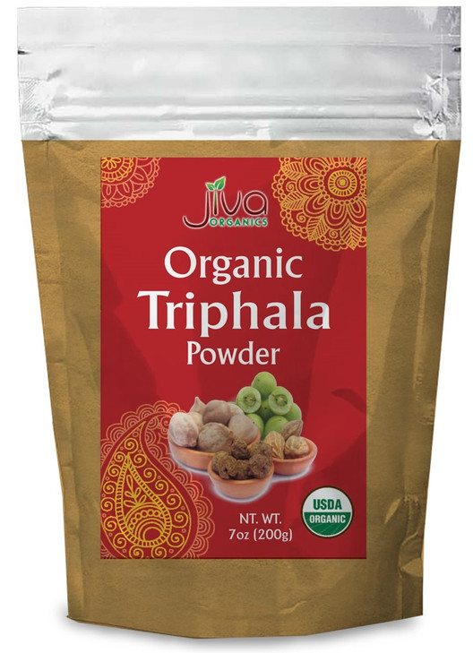 Jiva Organics Organic Triphala Powder 7 Ounce Bag