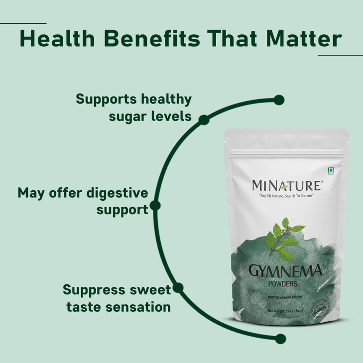 minature Gymnema Powder| 227g (8 oz)(0.5 lb) |Pure & Natural