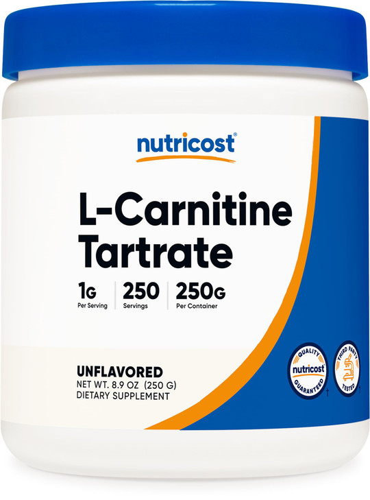 Nutricost L-Carnitine Tartrate Powder (250 Grams)