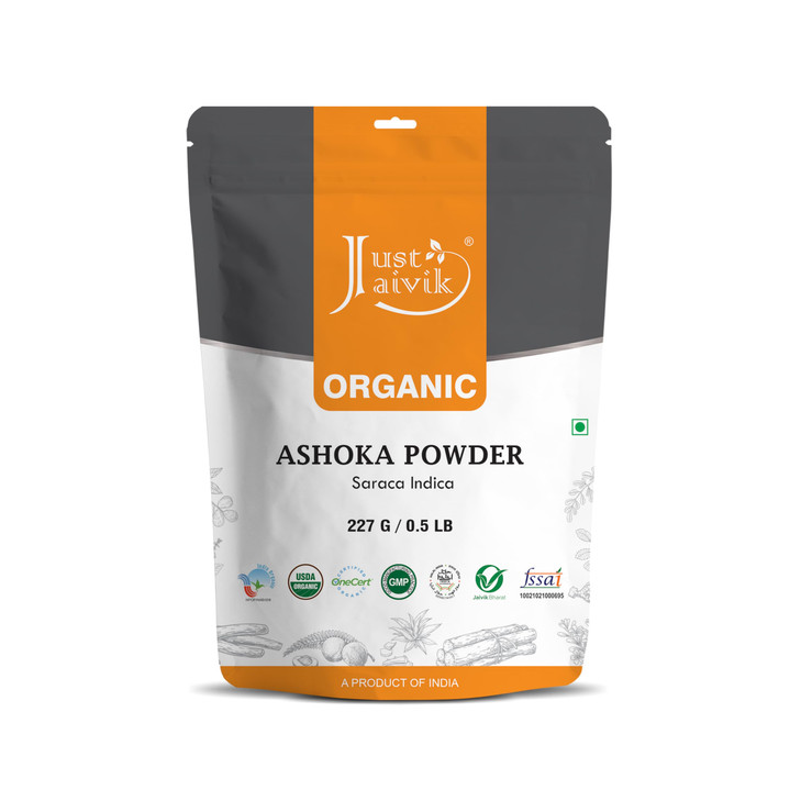 100% Organic Ashoka Bark Powder (Saraca Indica) 1/2 LB, 08 oz, 227g USDA