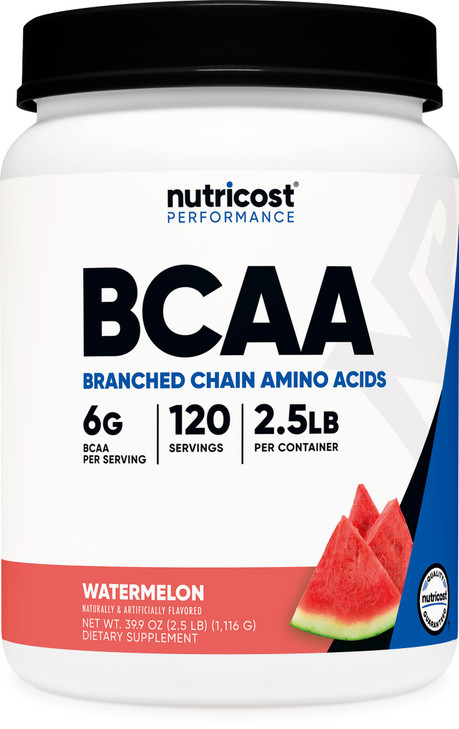 Nutricost BCAA Powder 2:1:1 (Watermelon, 120 Servings)