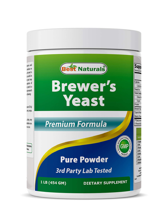 Best Naturals 100% Pure Brewers Yeast Powder - 16 oz