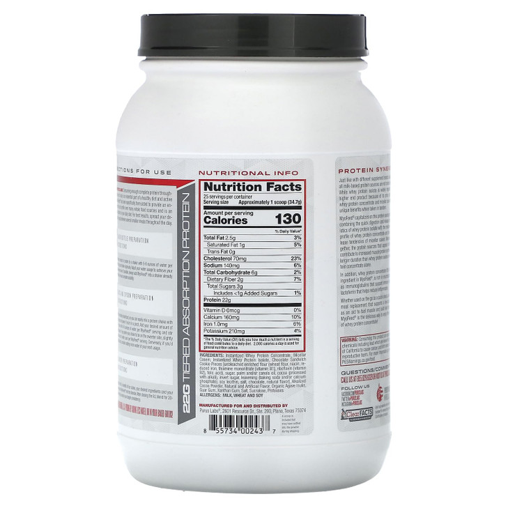Purus Labs Myofeed Blended Protein - Ultra Filtered Whey Isolate & Concentrate