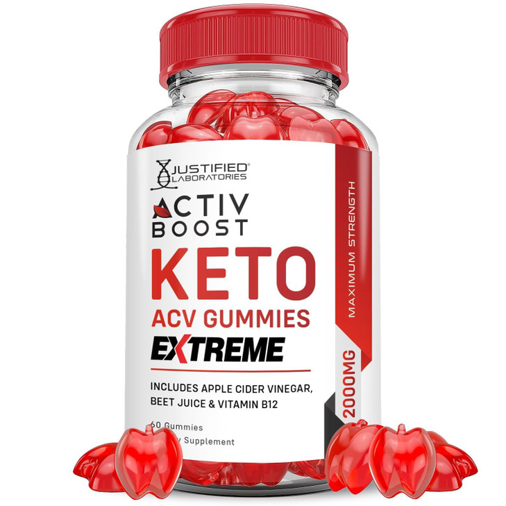 Justified Laboratories Activboost Keto Acv Gummies Extreme 2000MG Active Boost