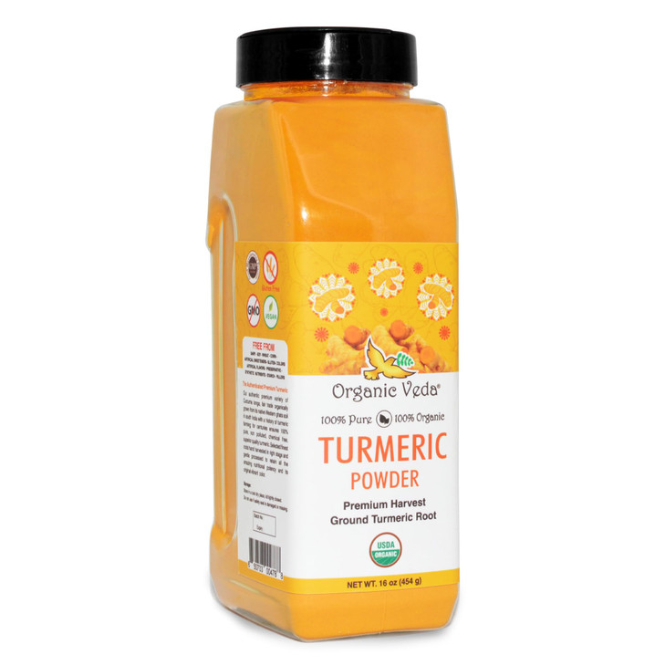 Organic Veda Turmeric Powder, Native Single Origin