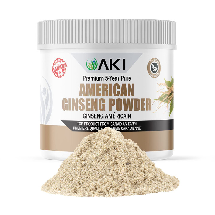 AKI American Ginseng Powder with 4% Ginsenosides