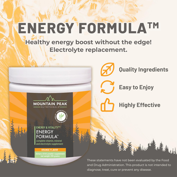 Mountain Peak Nutritionals Energy Formula - All in One Multi-Mineral Powder