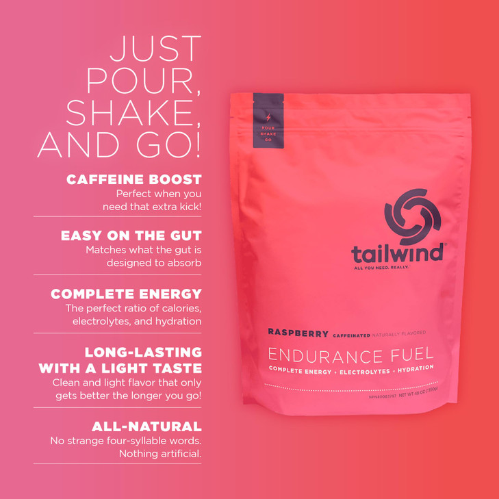 Tailwind Nutrition Endurance Fuel, Carbohydrate & Electrolyte Sports Drink Mix