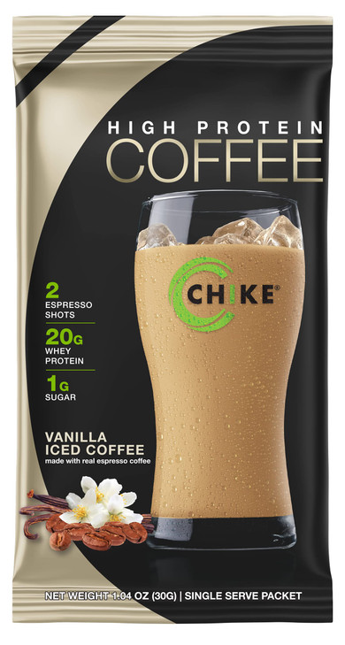CHIKE Vanilla High Protein Iced Coffee, 20 G Protein, 2 Shots Espresso, 1 G