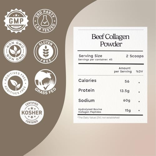 Zen Principle Grass-Fed Agglomerated Hydrolyzed Collagen Peptides 1.5 lb.