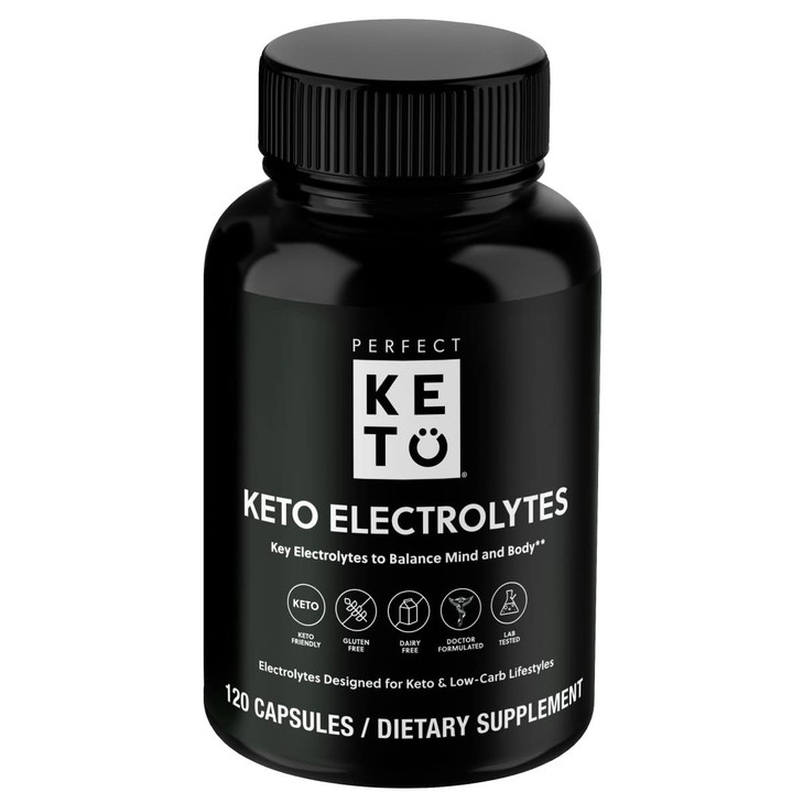 Perfect Keto Electrolytes Capsules, Gluten Free, Electrolyte Supplement