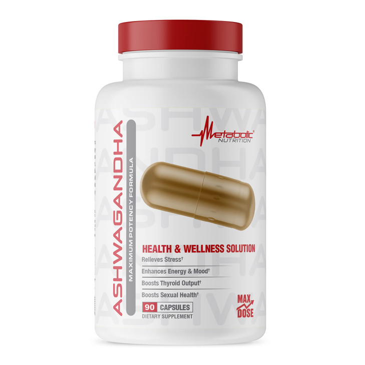 Metabolic Nutrition Ashwagandha 2200mg Made with Organic Ashwagandha Powder